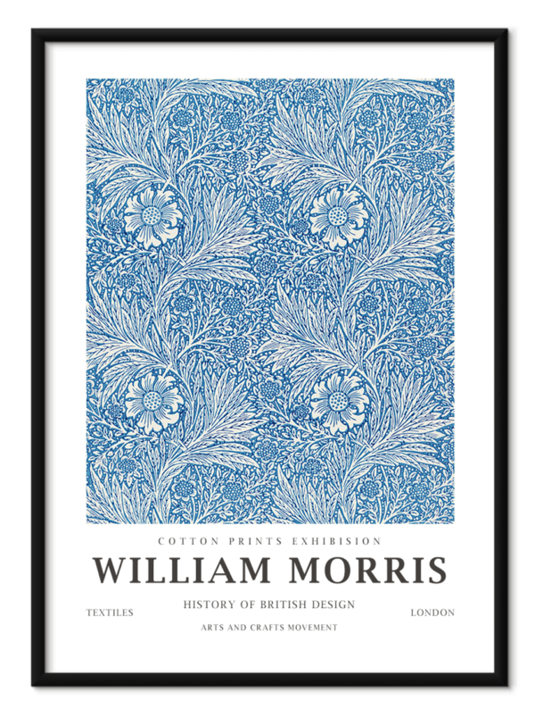 Free downloadable wall art from the William Morris collection titled Marigold, download this wall art for free.