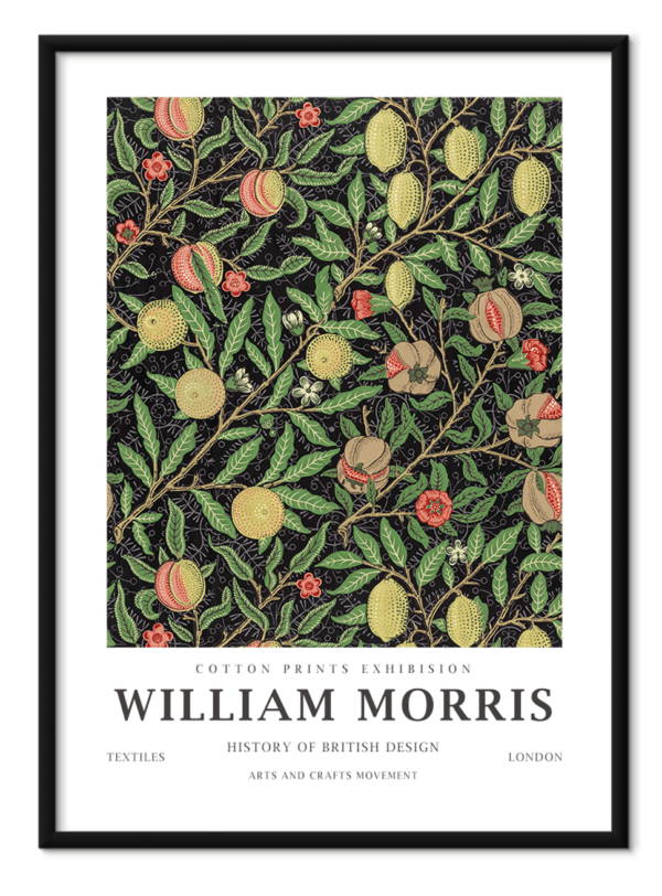 Free downloadable wall art from the William Morris collection titled Fruit, download this wall art for free.