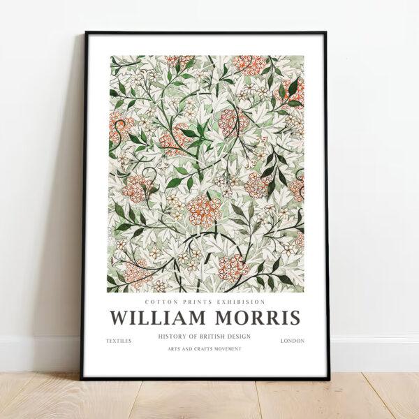 Free downloadable wall art from the William Morris collection titled Jasmine, download this wall art for free.