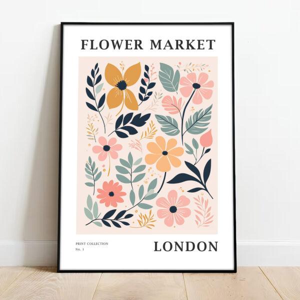 Free downloadable wall art from the Flower Market Series, download this wall art print for free.