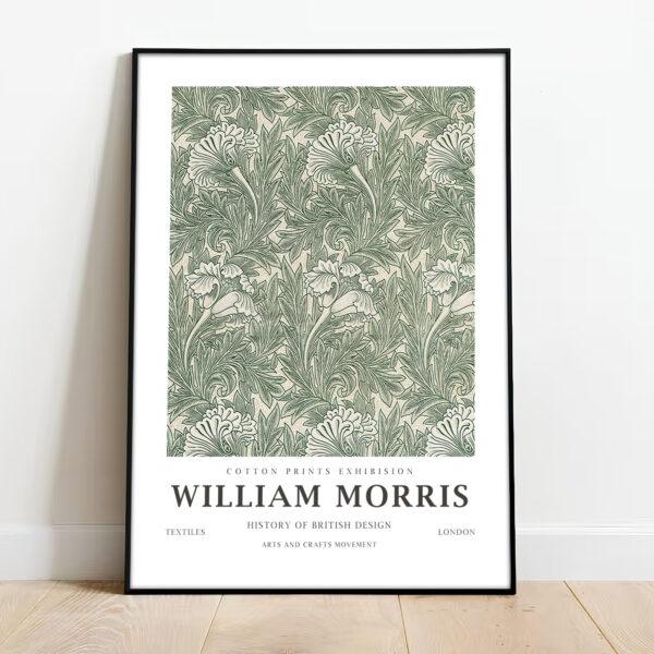 Free downloadable wall art from the William Morris collection titled Tulip, download this wall art for free.