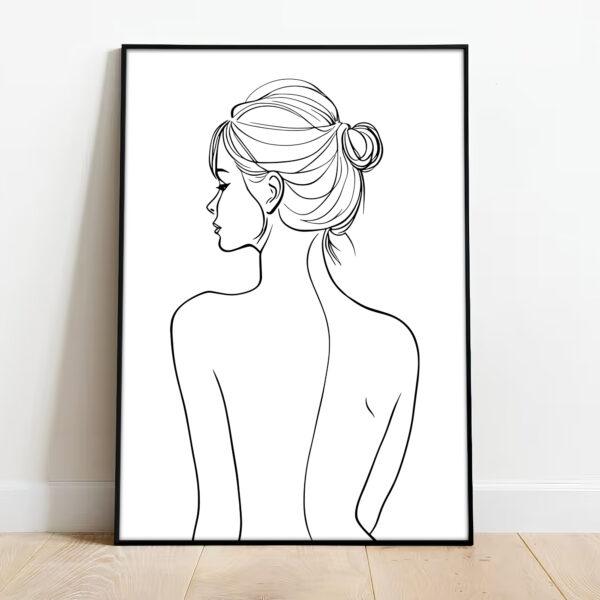 Wall art print from the Line Art series