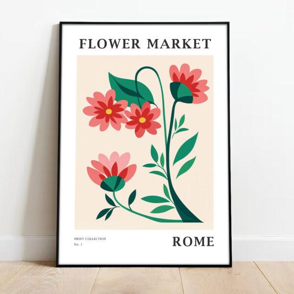 Free downloadable wall art from the Flower Market Series, download this wall art print for free.