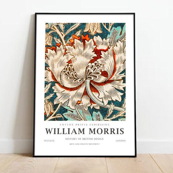 Free downloadable wall art from the William Morris collection titled Honeysuckle, download this wall art for free.