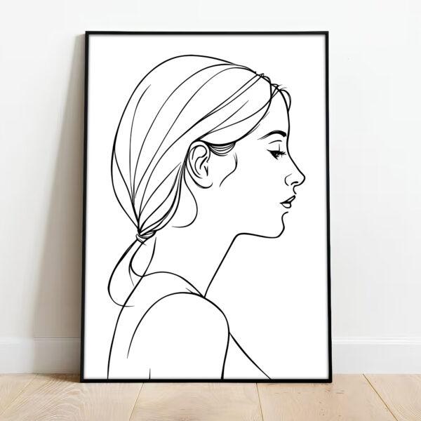 Free downloadable wall art from the Line Art Series, download this wall art print for free.