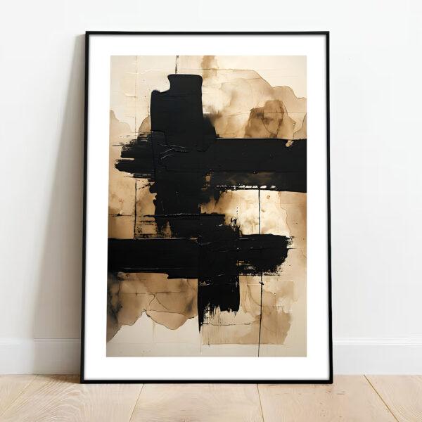 free downloadable abstract wall art print, download this poster for free