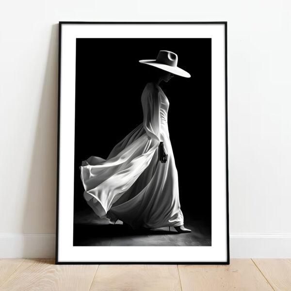 Free downloadable wall art print from the black and white collection, download this poster for free