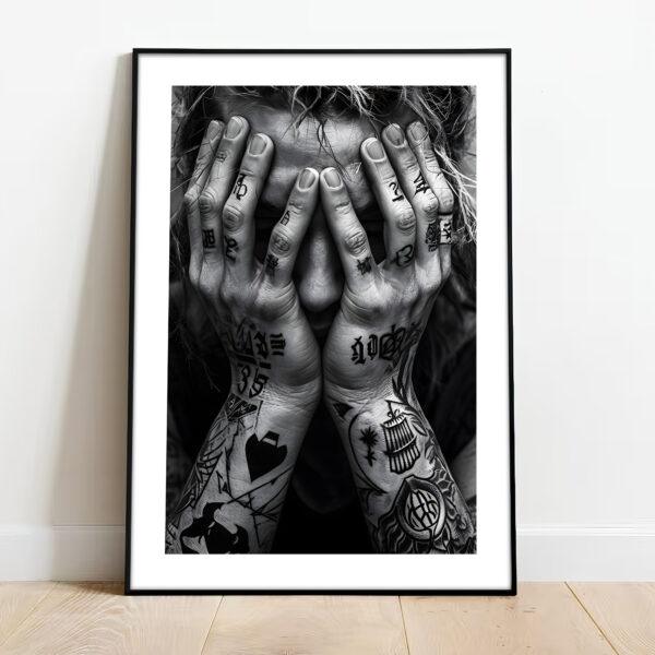 Free downloadable wall art print from the black and white collection, download this poster for free