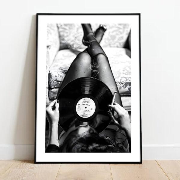 Free downloadable wall art print from the black and white collection, download this poster for free